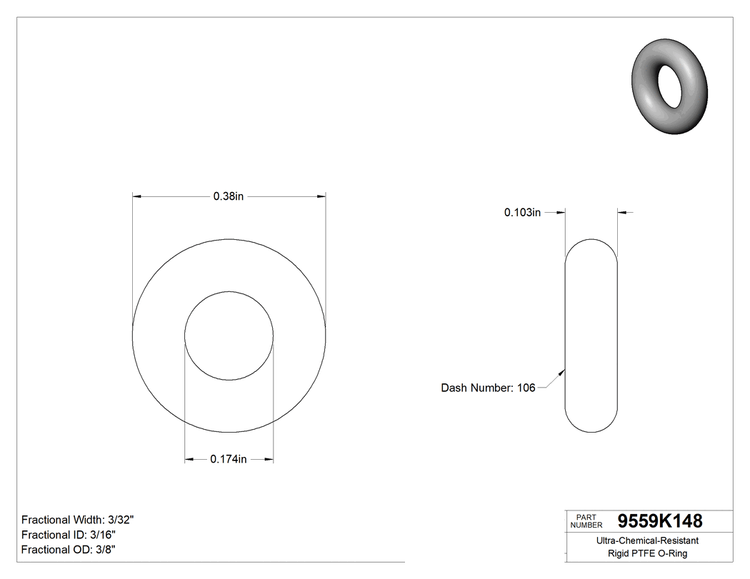 Technical drawing - 9559K148